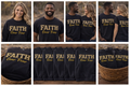 Faith over Fear Embroidered applique shirt