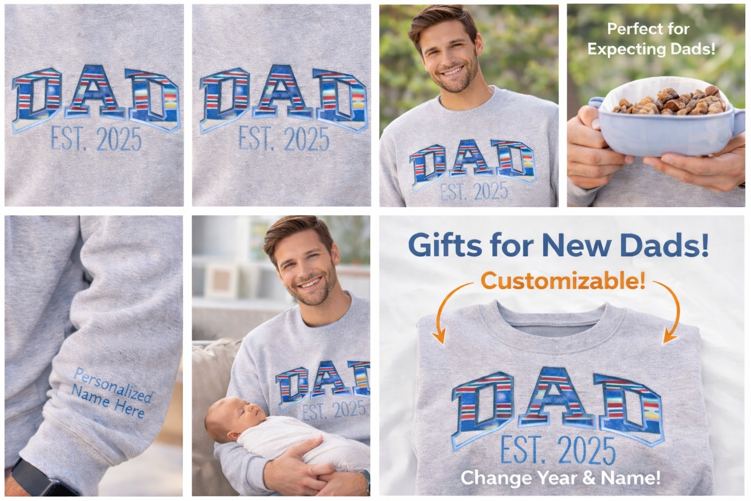 Best Dad Embroidered Applique Shirt