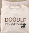 Doodle Dog Mama Applique Shirt with Personalization